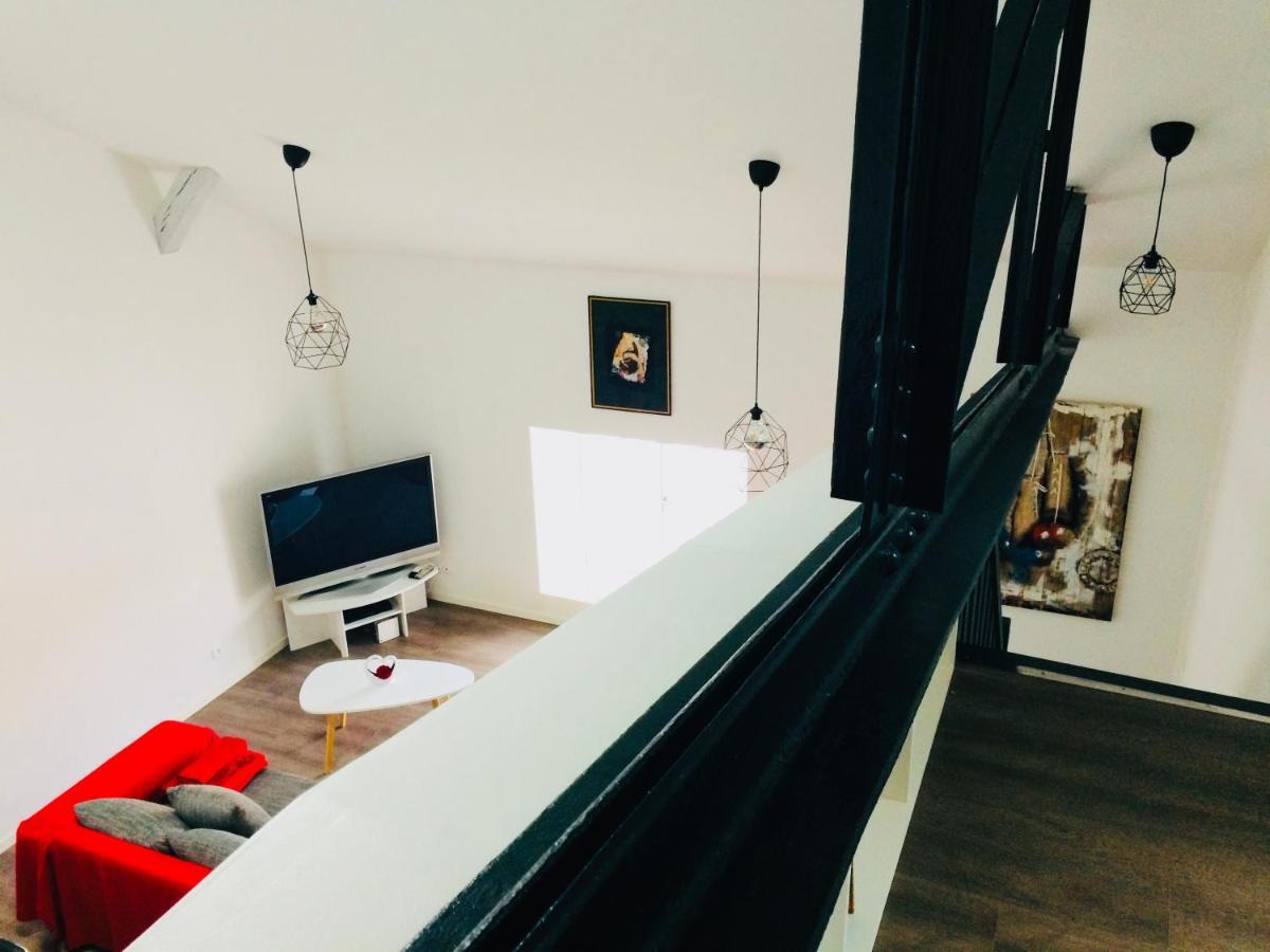 Superbe Appartement Type Loft En Duplex Rue Buat Chalons en Champagne Bagian luar foto